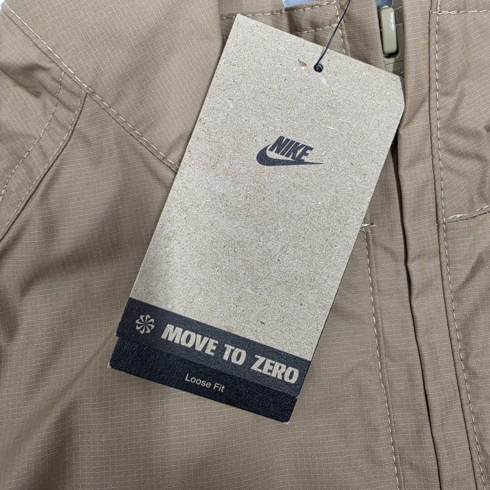 Nike Sportswear Club Roscoe Full-Zip Jacket Parachute Beige HV1139-297 Men's M - Picture 3 of 10